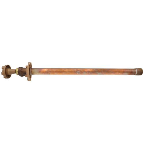 Main product image of Model 14 14", 1/2" FPT x 3/4" MPT Inlet Wall Faucet w/ Metal Handle