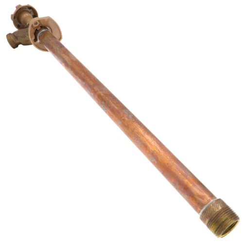 Main product image of Model 14 14", 1/2" FPT x 3/4" MPT Inlet Wall Faucet w/ Metal Handle