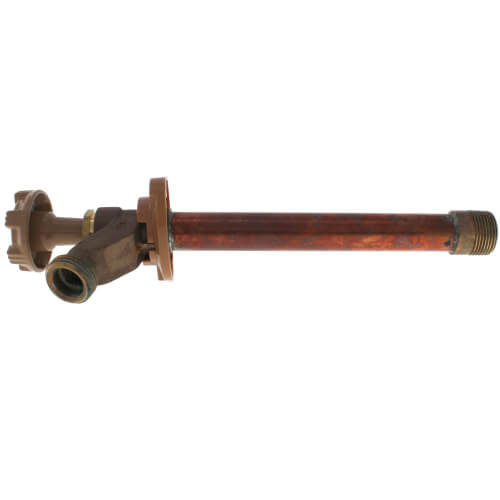 Main product image of Model 14 6", 1/2" FPT x 3/4" MPT Inlet Wall Faucet w/ Metal Handle