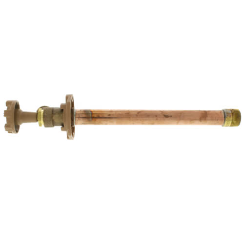 Main product image of Model 14 8", 1/2" FPT x 3/4" MPT Inlet Wall Faucet w/ Metal Handle