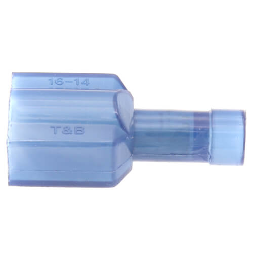 Main product image of Nylon Insulated Male Disconnect, 16-14 AWG, Tab Size .250x.032 (Copper)
