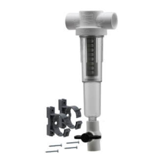 Main product image of 1" Slip or 1-1/4" Spigot Sediment Separator Kit w/ 152 Micron Stainless Steel Filter (100 Mesh)
