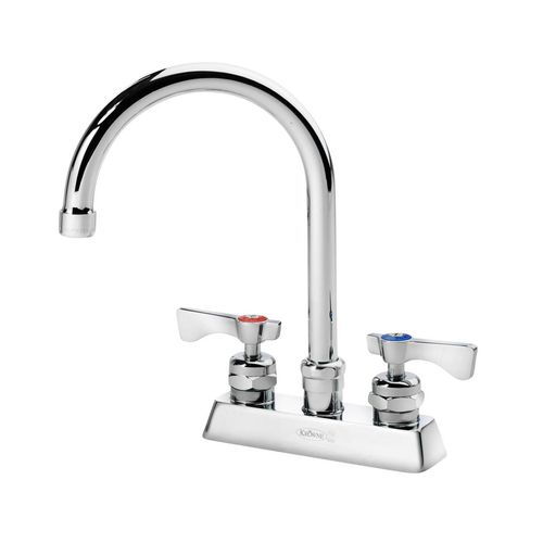 Main product image of Royal Series 4" Center Deck Mount Kitchen Faucet w/ 6" Wide Gooseneck Spout, 15-301L