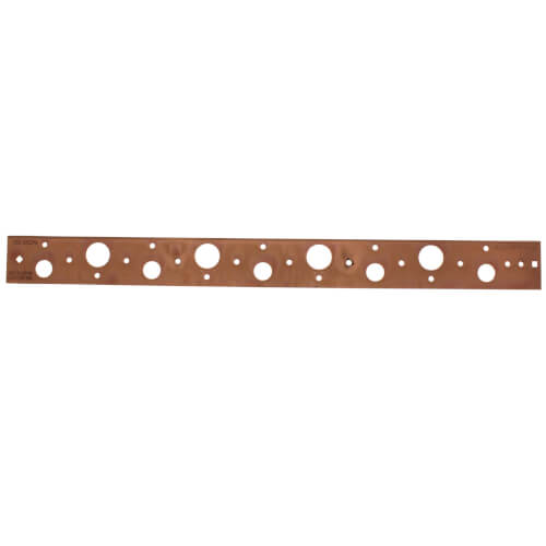 Main product image of 1/2", 3/4" Copper Flat Bracket (20" length)