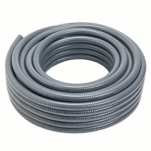 Main product image of 3/8" Carflex Gray Liquidtight Flexible Non-Metallic Conduit (100 Foot Coil)
