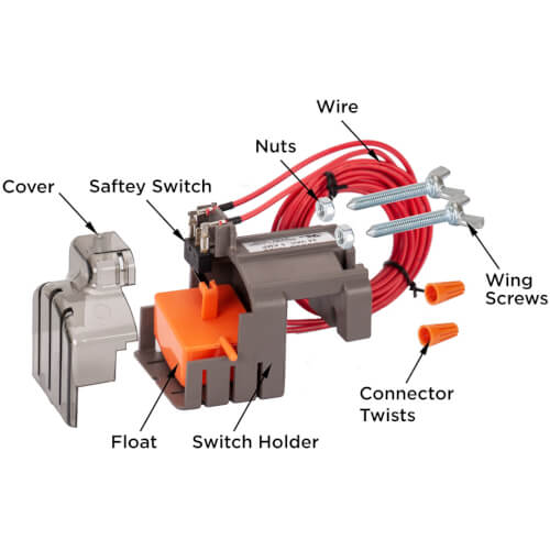 Main product image of Float Safety Switch w/ Thumb-Screw Clamp (24 VAC)