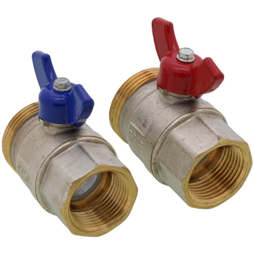 Main product image of Manifold Ball Valve Set for Stainless Steel Manifolds (Set of 2)