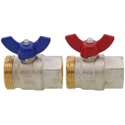 Main product image of Manifold Ball Valve Set for Stainless Steel Manifolds (Set of 2)