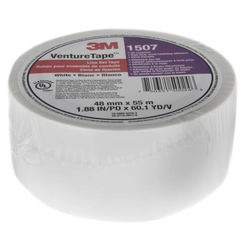 Venture Tape 1507W Line Set Tape (White)