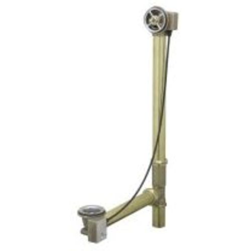 Main product image of TurnControl 17" - 24" Brass Tub Waste w/ 27" Cable - less Trim