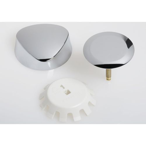 Main product image of TurnControl Overflow Drain Trim w/ Plastic Handle (Polished Chrome)