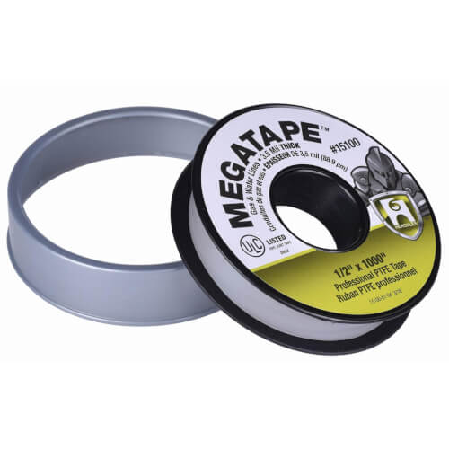 Ptfe Megatape 1 2 X 1000 Grey
