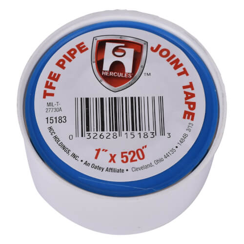 Main product image of TFE Pipe Joint Tape, 1" x 520"