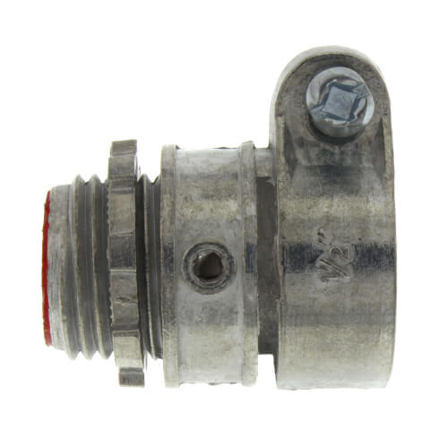 Main product image of 1/2" Zinc BX-Flex Straight Squeeze Connector w/ Insulated Throat