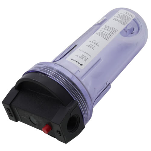 WC34-PR, 3/4" Standard Clear Housing with Pressure Relief Button