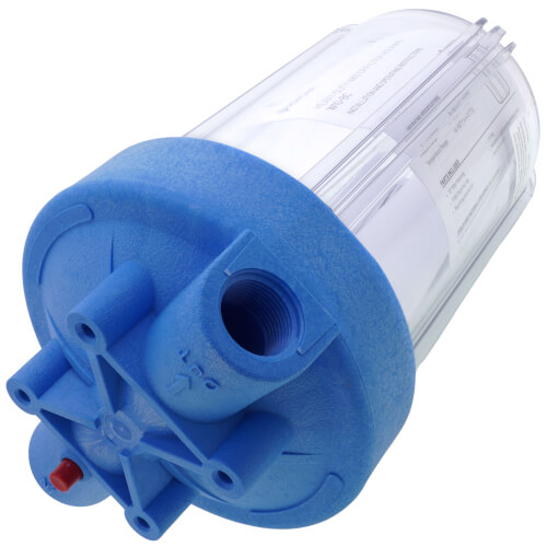 Main product image of W10-BC, 1" Clear Heavy-Duty Housing with Pressure Relief Button