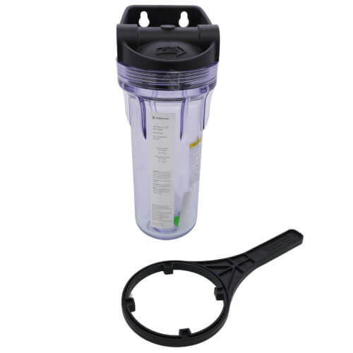 Main product image of WC34-PRB, 3/4" Standard Clear Housing with Integral Bracket
