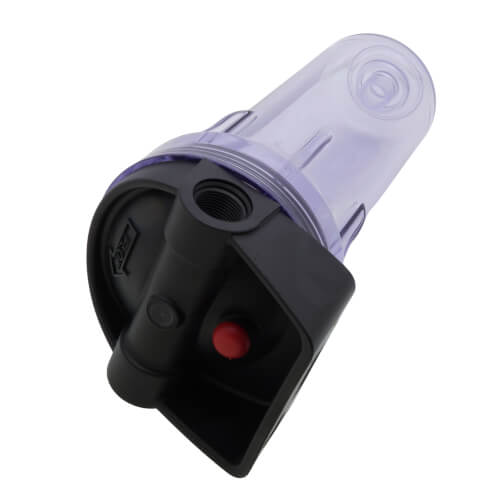 Main product image of WC34-PRB, 3/4" Standard Clear Housing with Integral Bracket