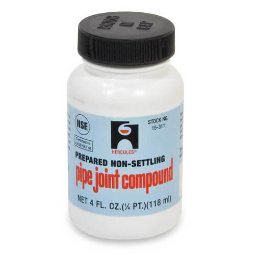 15311 Hercules 15311 Pipe Joint Compound 1/4 pt. (screw cap with