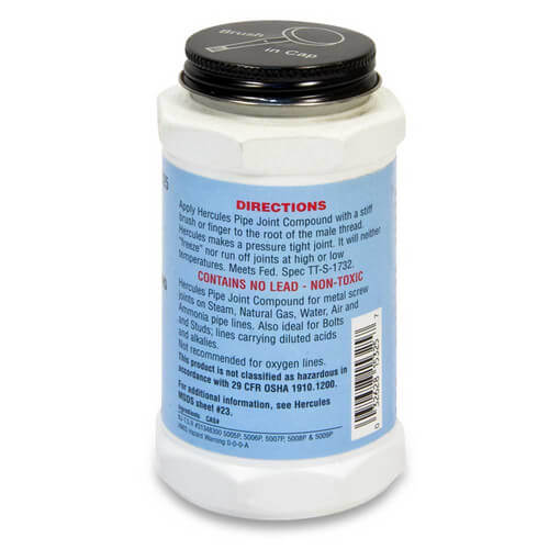 15325 Hercules 15325 Pipe Joint Compound 1/2 pt. (screw cap with