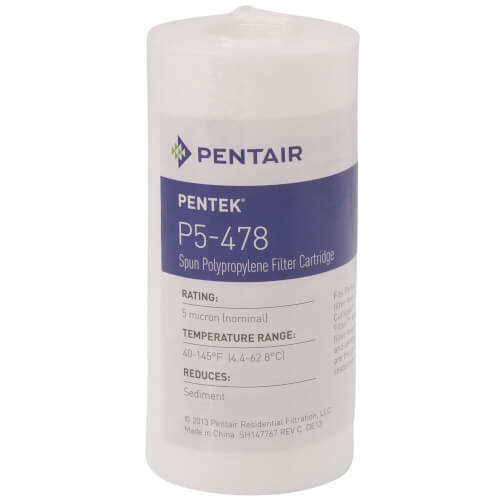 Main product image of P5-478, Spun Polypropylene Fibers Sediment Filter Cartridge (5 Microns)