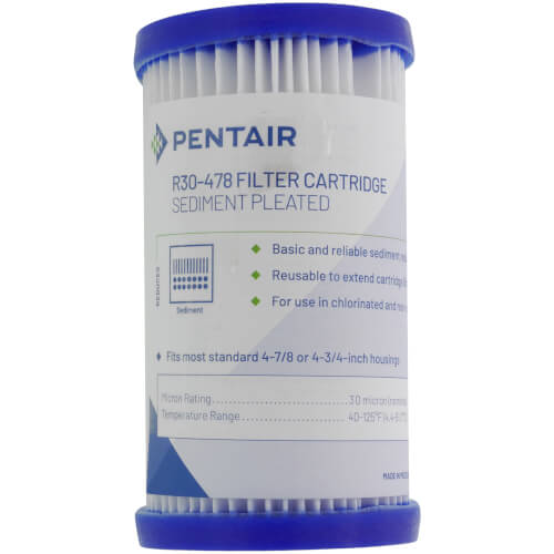 Main product image of R30-478, Pleated Polyester Fibers Sediment Filter Cartridge (30 Microns)