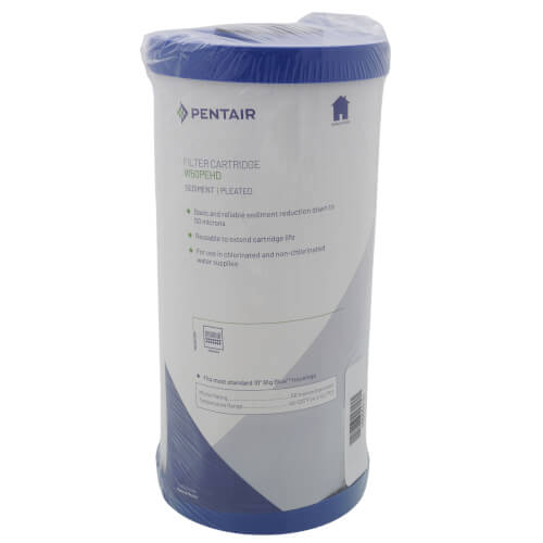 Main product image of W50PEHD, Pleated Polyester Fibers Heavy-Duty Filter Cartridge (50 Microns)