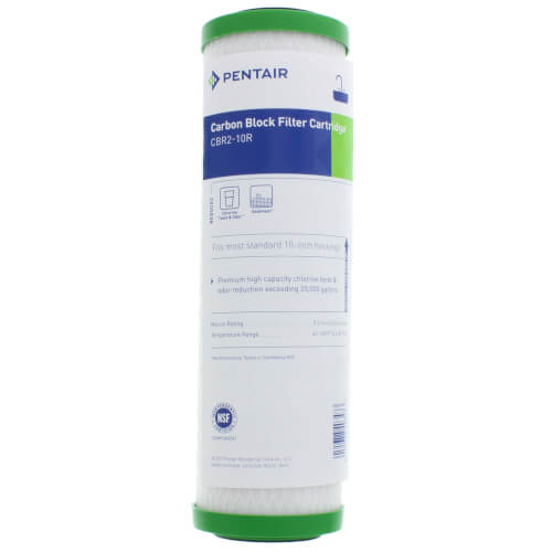 43 American Plumber 43 Cbr2 10r Carbon Block With Lead Reduction Flow Control Drinking Water Filter Cartridge 0 5 Microns