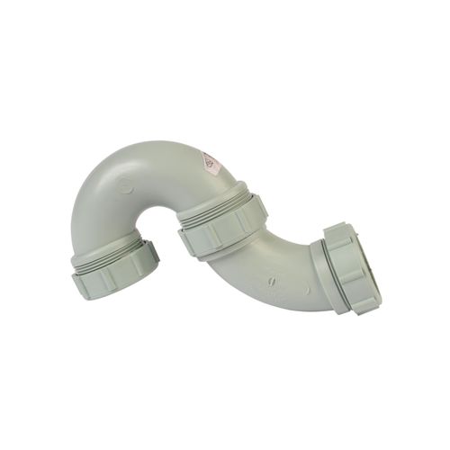 Main product image of 1-1/2" Labline Flame Retardant Polypropylene Acid Waste P-Trap, W1021