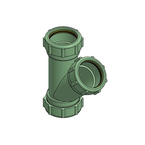 Main product image of 1-1/2" Labline Flame Retardant Polypropylene Acid Waste Wye, W371