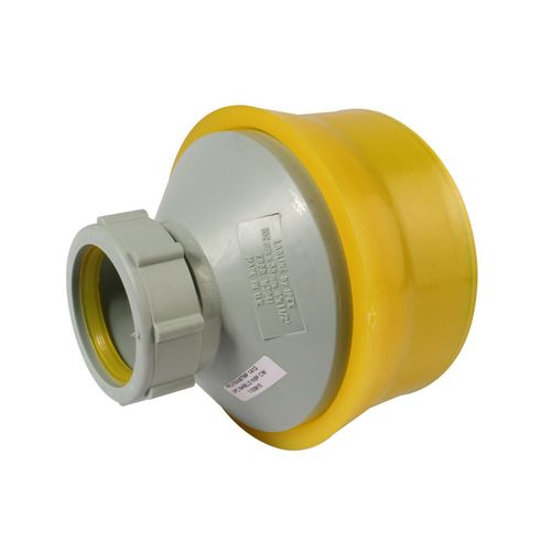 Main product image of 4" x 1-1/2" Labline Flame Retardant Polypropylene Acid Waste Loose Nut Reducing Coupling, W3941