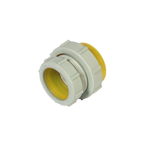 Main product image of 4" x 3" Labline Flame Retardant Polypropylene Acid Waste Loose Nut Reducing Coupling, W3943