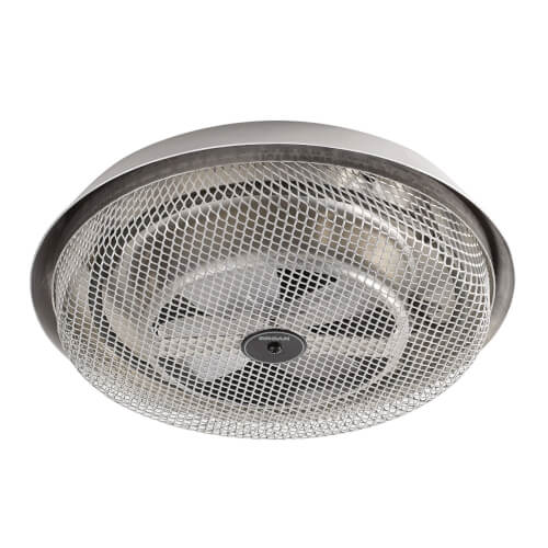 Main product image of 157 Low Profile Fan Forced Ceiling Heater w/ Enclosed Sheathed Element - Aluminum (1250W, 120VAC)