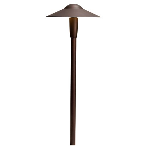 Main product image of 8" Dome 2700K LED Path Light Textured (Architectural Bronze)