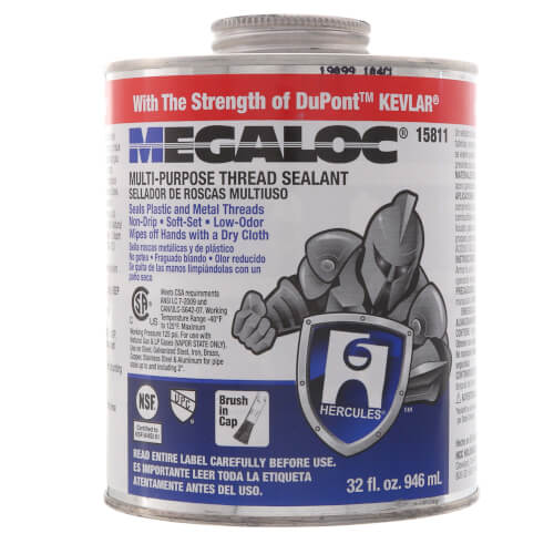 15811 Hercules 15811 Megaloc Thread Sealant (32 oz.)