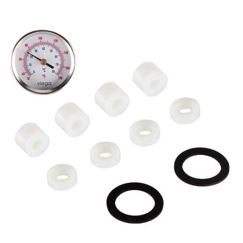 3-Loop ProRadiant Stainless Steel Manifold Shut-Off/Balancing/Flow Meters