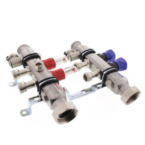 11-Loop ProRadiant Stainless Steel Manifold Shut-Off/Balancing for Model 2879