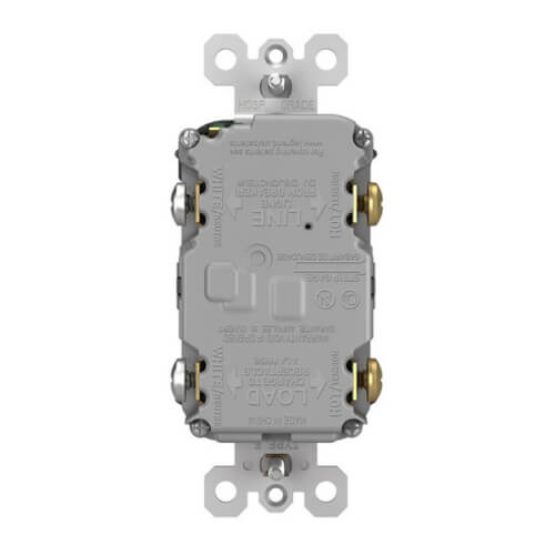 Main product image of Radiant Spec-Grade Tamper-Resistant Self-Test GFCI Receptacle, NEMA 15-5R, 15A - Black (125V)