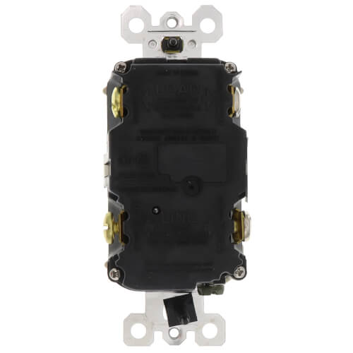 Radiant Spec-Grade Weather-Resistant Self-Test GFCI Receptacle, NEMA 15-5R, 15A - Light Almond (125V)