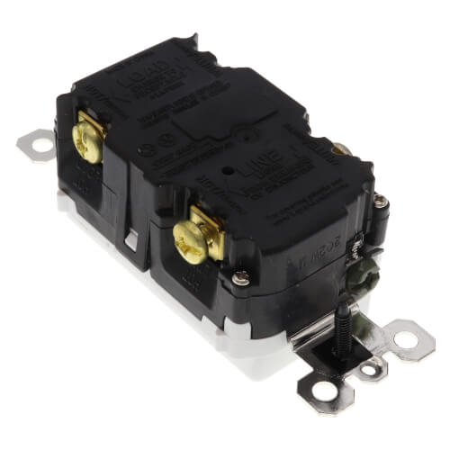 Radiant Spec-Grade Weather-Resistant Self-Test GFCI Receptacle, NEMA 15-5R, 15A - White (125V)