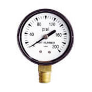 Main product image of 2" Pressure Gauge - 0-100 PSI - 1/8" Bottom