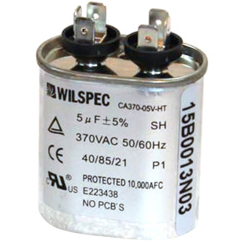 Main product image of 5Mfd 370V Capacitor Oval, 15B0013N03