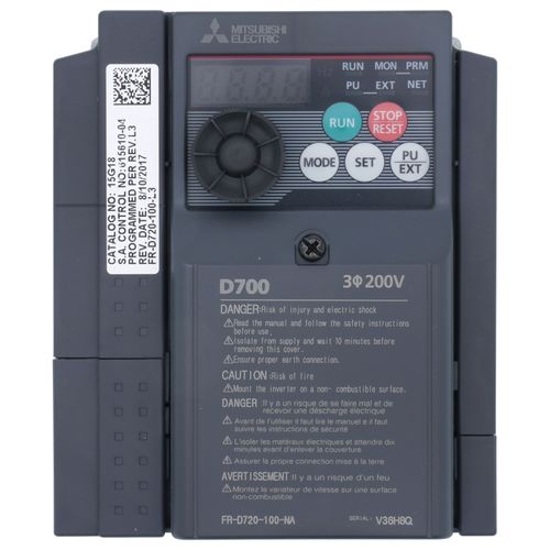 Main product image of 3hp 230v Inverter, 15G18