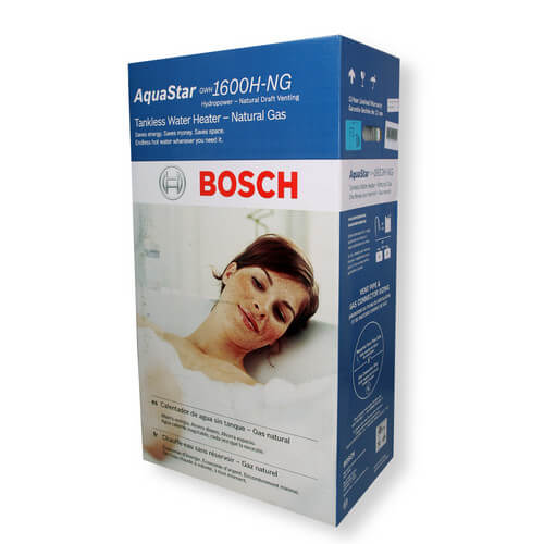 Main product image of Bosch Aquastar 1600H Natural Gas Tankless Water Heater