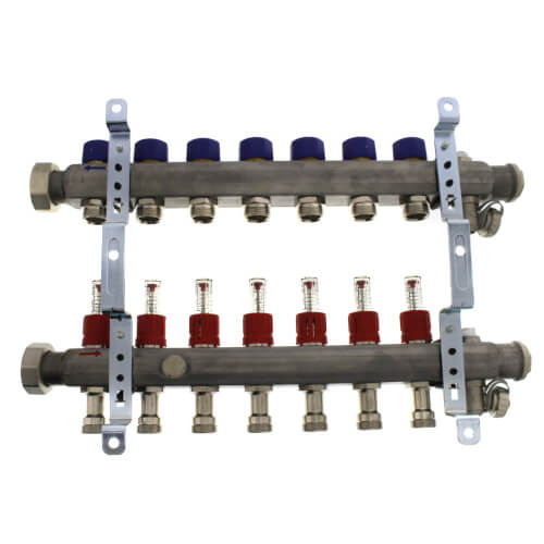 Main product image of 7-Loop ProRadiant Stainless Steel Manifold Shut-Off/Balancing