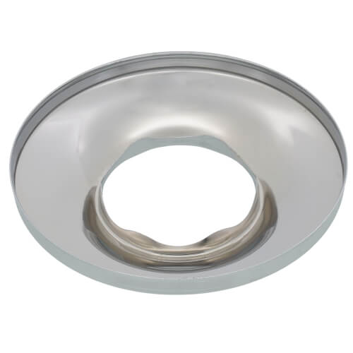 1" IPS Chrome Plated Steel Low Escutcheon (2-7/8" OD)