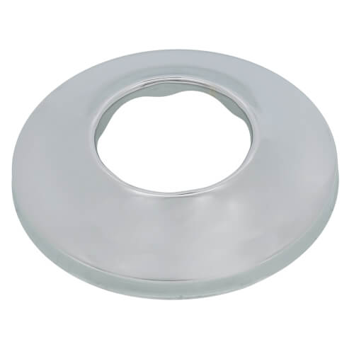 1" IPS Chrome Plated Steel Low Escutcheon (2-7/8" OD)