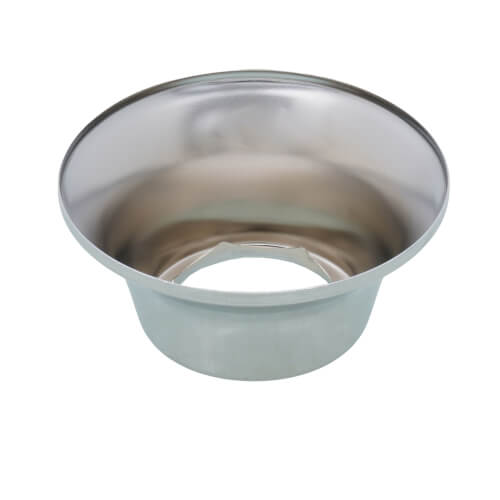 Main product image of 1-1/4" OD Sweat (Tubular Size) Chrome-Plated Steel Bell Escutcheon (3" OD)