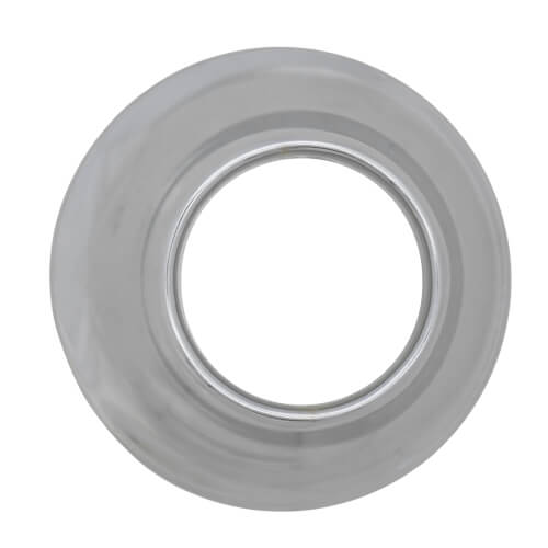 Main product image of 1-1/2" OD Sweat (Tubular Size) Chrome-Plated Steel Bell Escutcheon (3" OD)