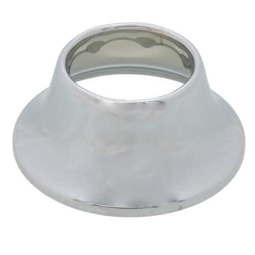 Main product image of 1-1/2" OD Sweat (Tubular Size) Chrome-Plated Steel Bell Escutcheon (3" OD)